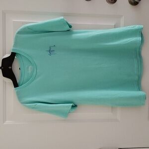 Womens Fitted Guy Harvey Turtle Tshirt Large